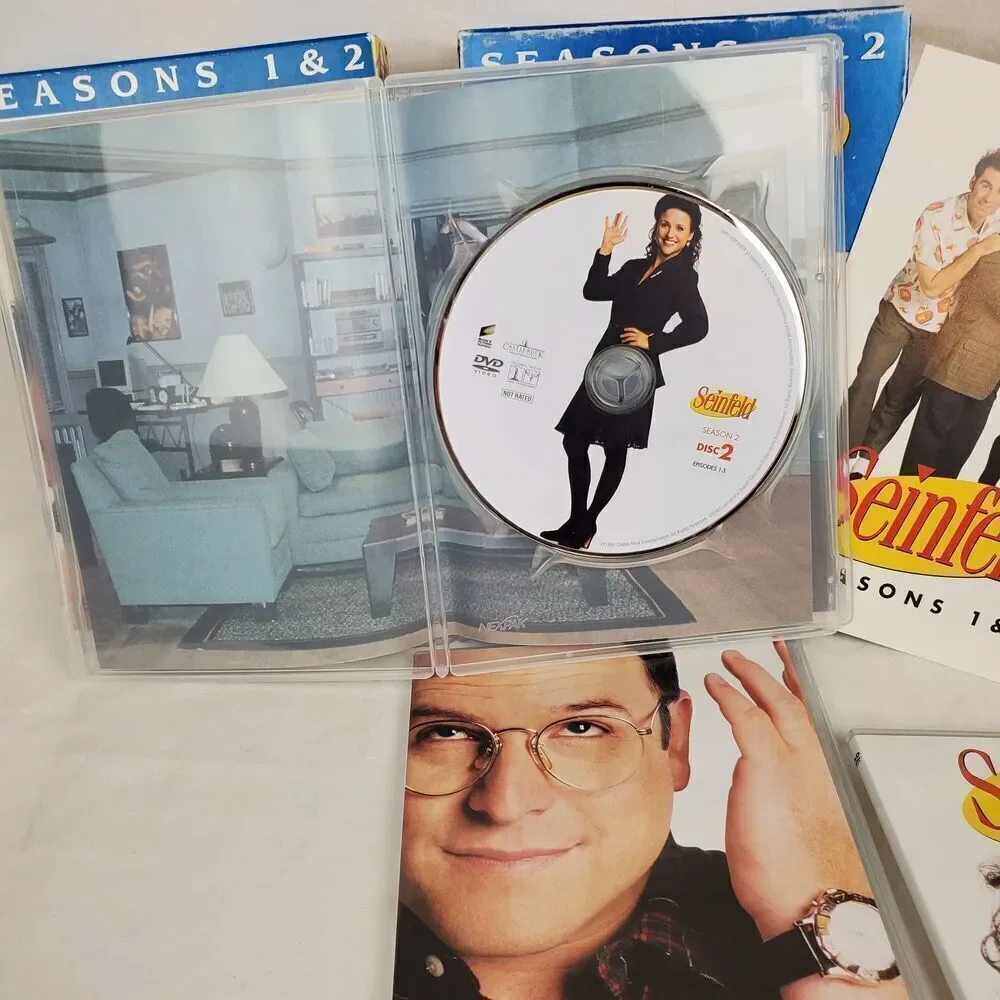 Seinfeld Season 1 & 2 DVD 4-disc Set
